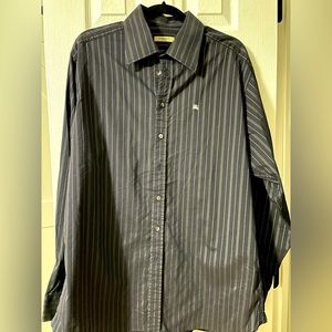 Burberry Button Down Shirt- Men’s Size 17-43, Black